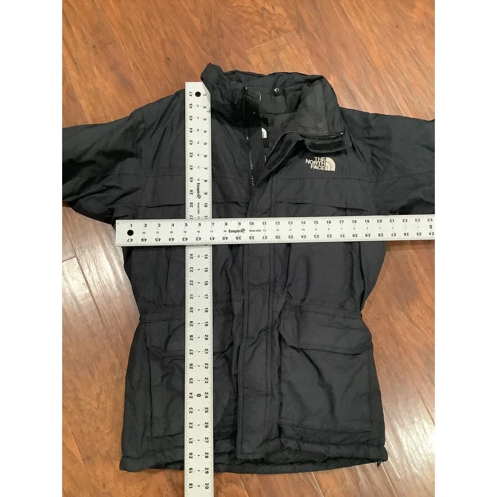 The North Face Jacket Boy's Large Black Goose Down Hyvent Hiking Windproof